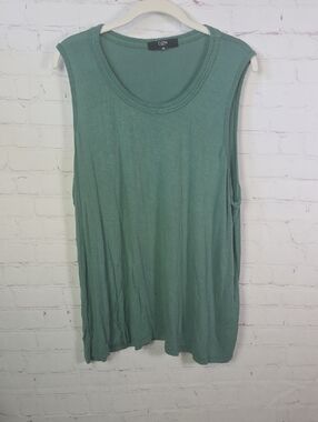 Coin 1804 3X Sage Green Tank Top